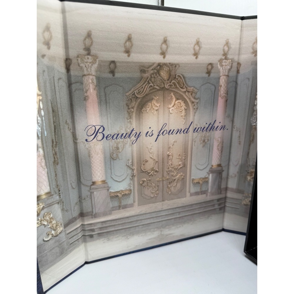 Rose Heidi Daus Pearl Necklace Enchanted Beauty and The Beast JET BLACK CLEAR - Picture 5 of 9